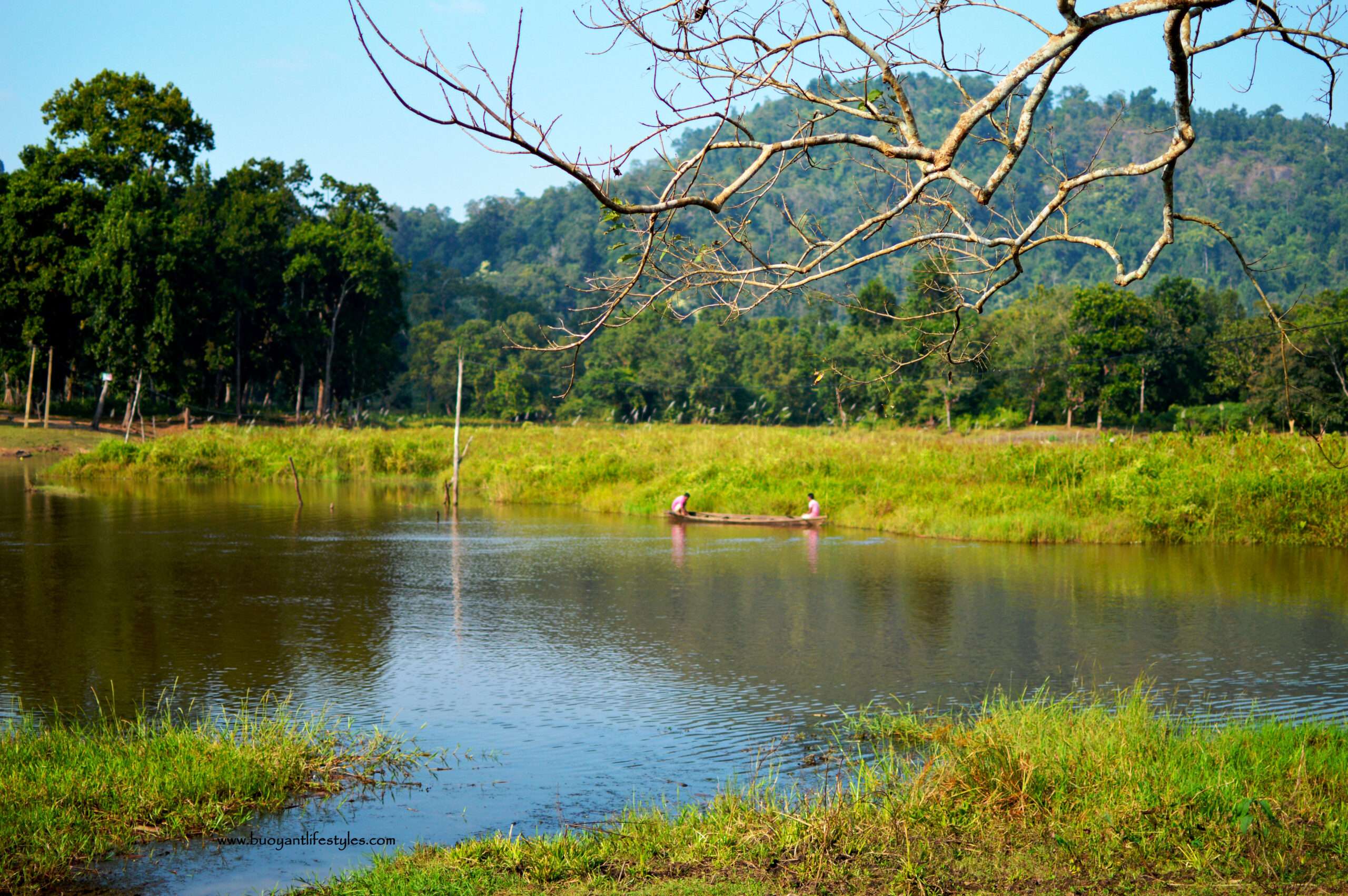 Boating On The Chandubi Lake, Assam India - Buoyant Lifestyles