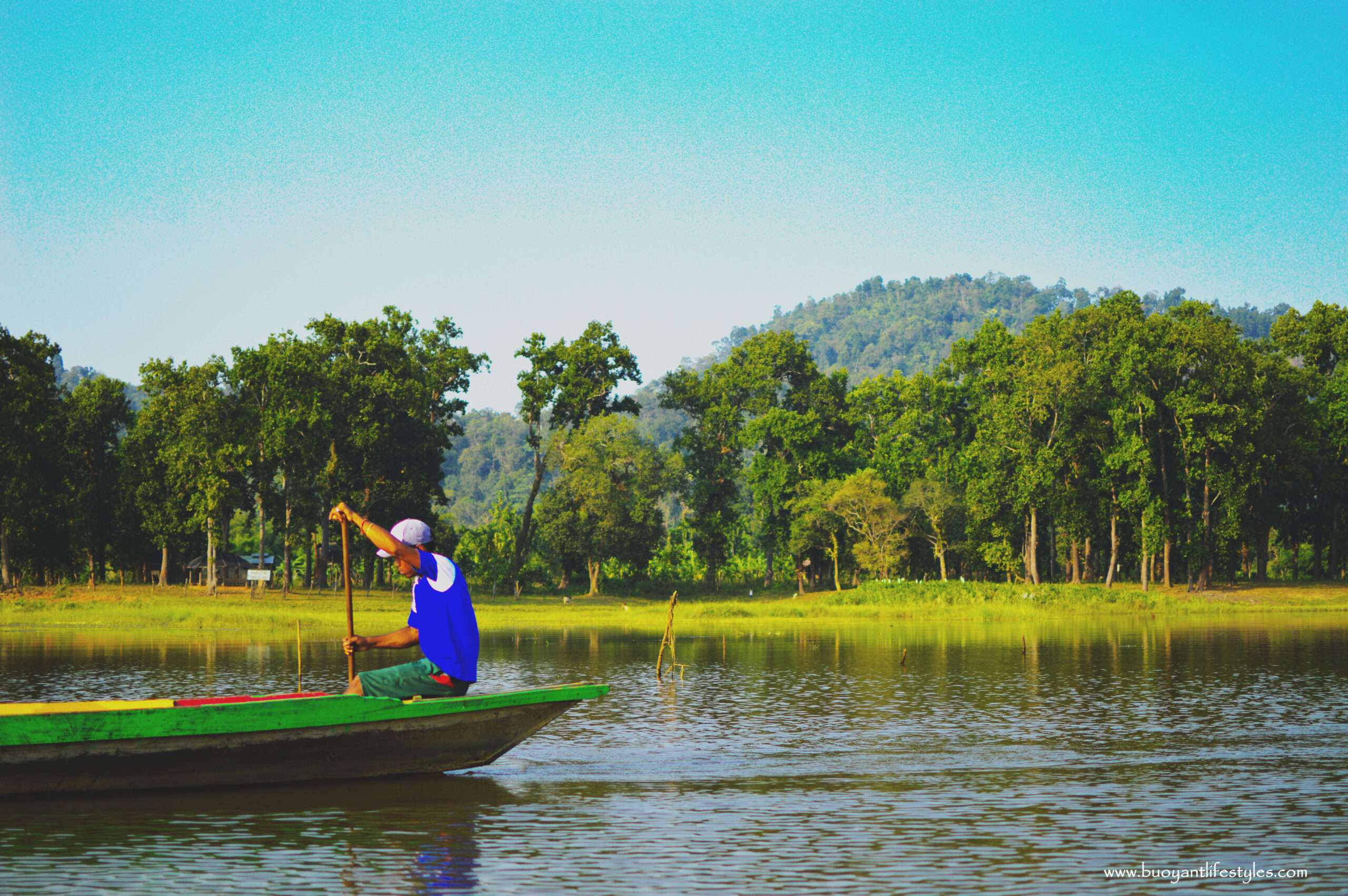 Boating On The Chandubi Lake, Assam India - Buoyant Lifestyles